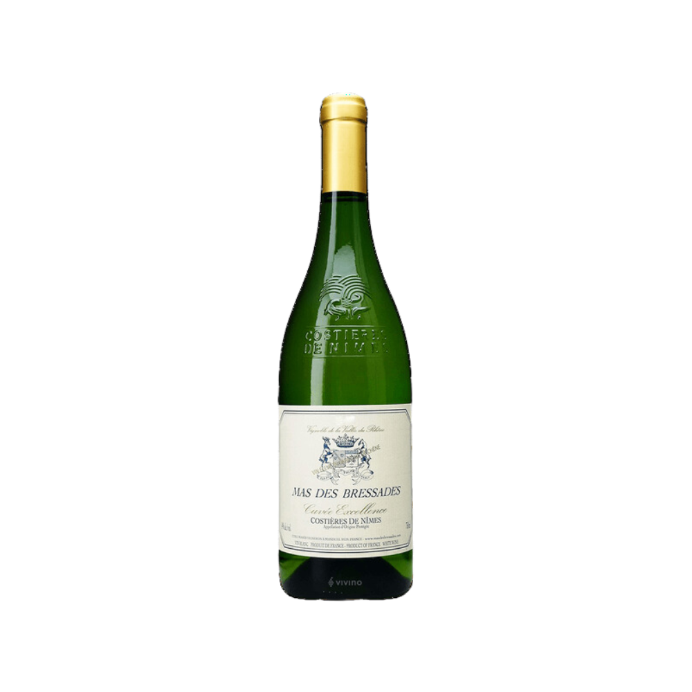 Mas des Bressades Costieres de NImes Blanc AOC Cuvee Excellence 750ml - Bot