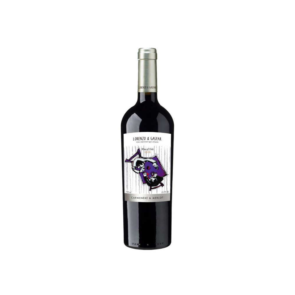 Lorenzo &amp; Gaspar Carmenere Merlot Gran Reserva 750ml - Bot