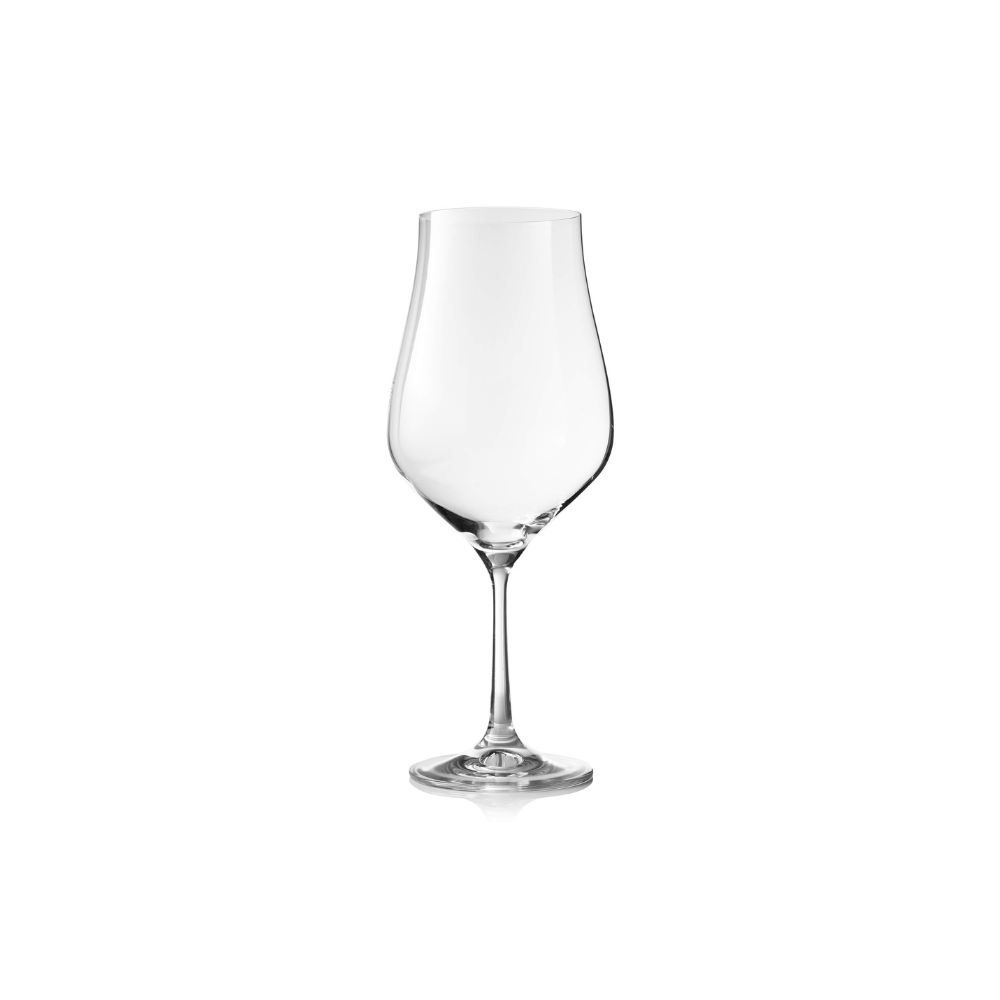 Crystalex Tulipa Burgundy 600 ml - Set 6 piezas