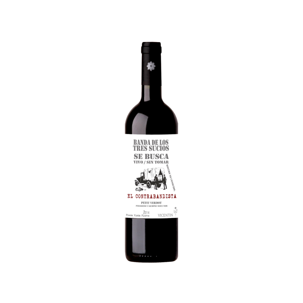 Bodega Vicentin Tres Sucios Contrabandista Petit Verdot 750ml - Bot