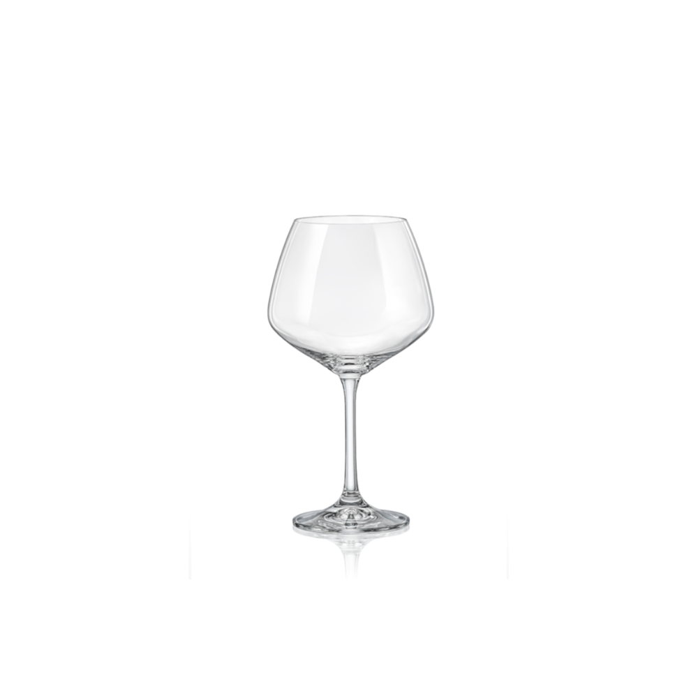 Crystalex Giselle Burgundy 580 ml - Set 6 piezas