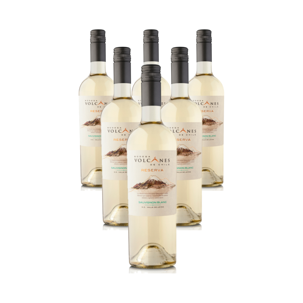 Pack x6 Volcanes de Chile Reserva Sauvignon Blanc 750 ml